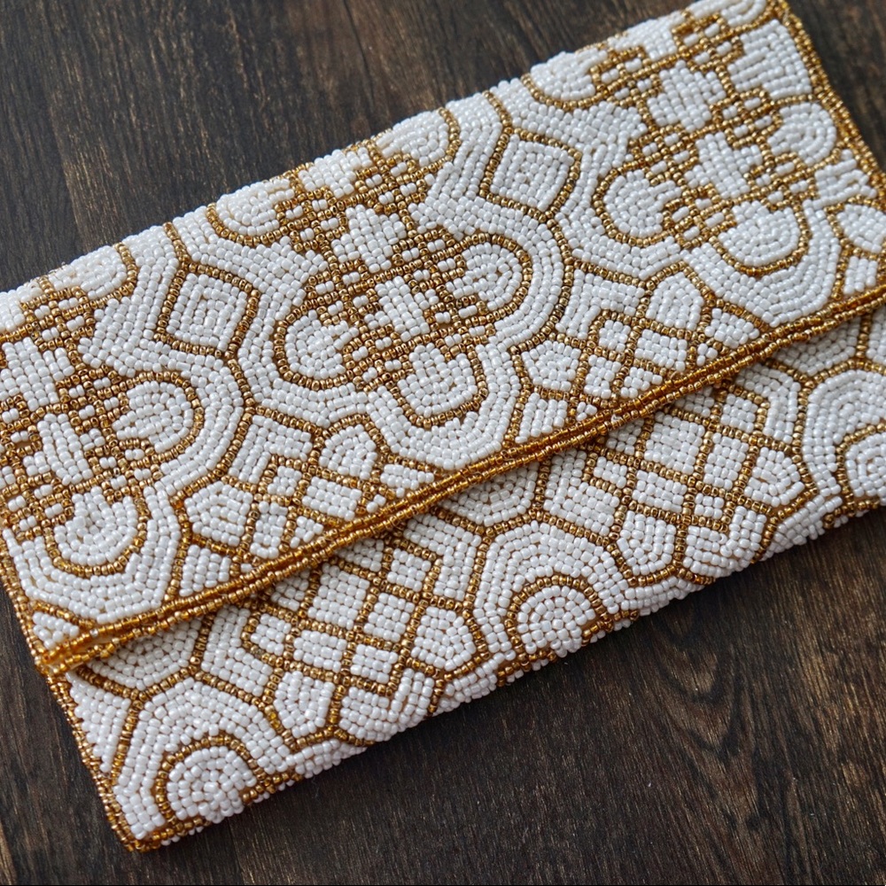beaded clutch